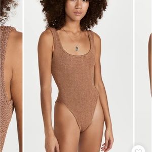 Hunza G One Piece Square Neck Swimsuit